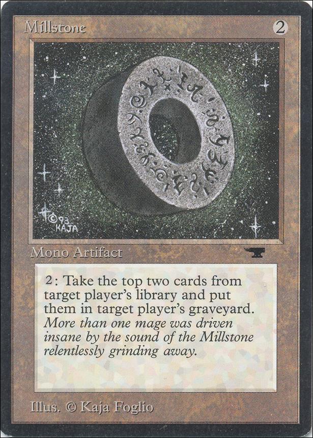 Magic the Gathering: Antiquities (Base Set) card 56 Millstone