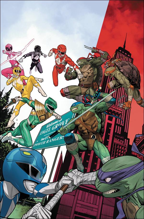 Mighty Morphin Power Rangers/Teenage Mutant Ninja Turtles issue 2 Dan Mora Cover