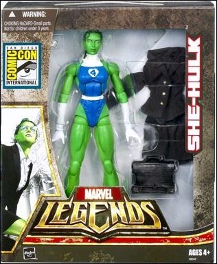Marvel Legends Exclusives figure 1 She-Hulk (Fantastic Four Costume)