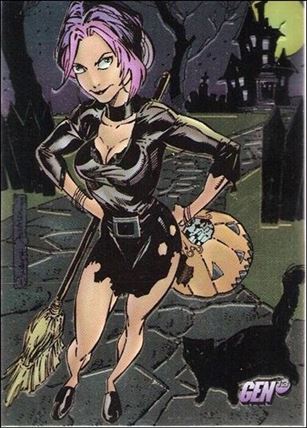 Gen13: Series 1 (Base Set) card 39 Freefall, Halloween