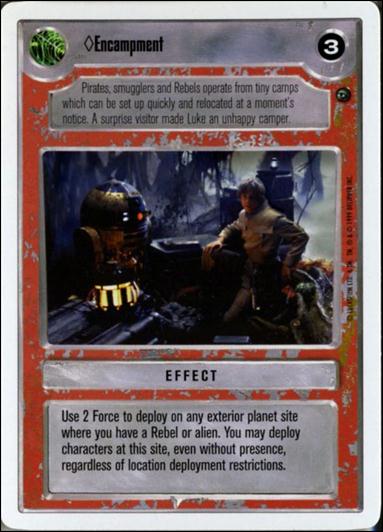 Star Wars: Dagobah Revised (Base Set) card 109 Encampment