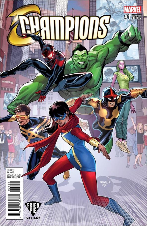 Champions (2016) issue 1-VB Paul Renaud Fried Pie Cover