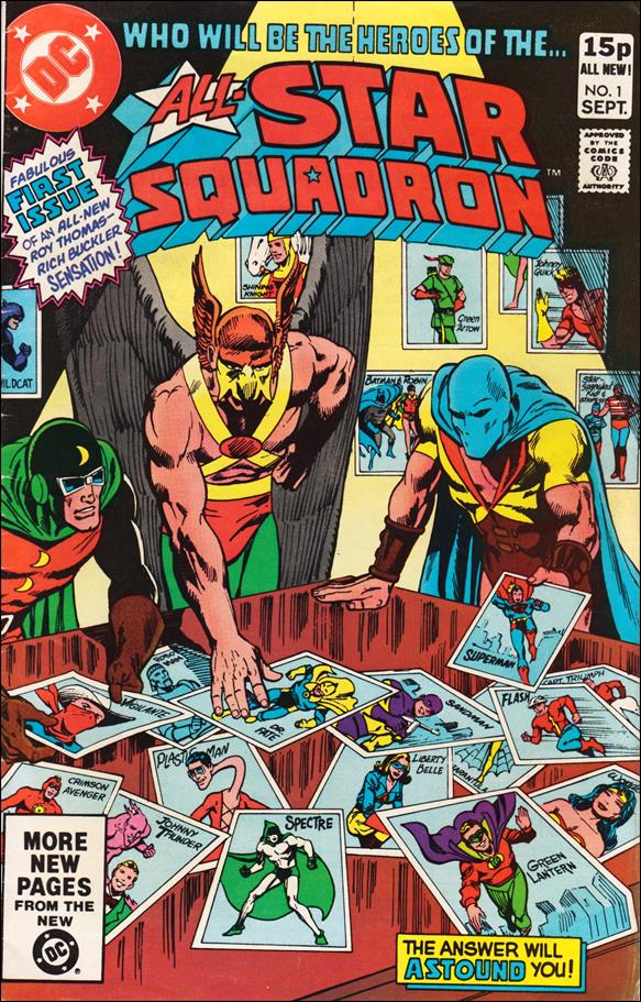 All-Star Squadron issue 1-B UK Price Cover