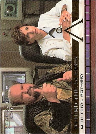 Stargate SG-1: Season 7 (Behind-the-Scenes w/ Teryl Rothery Subset) card B10 URGO 