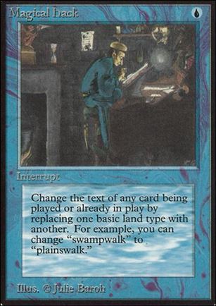 Magic the Gathering: Limited Edition Alpha (Base Set) card 63 Magical Hack