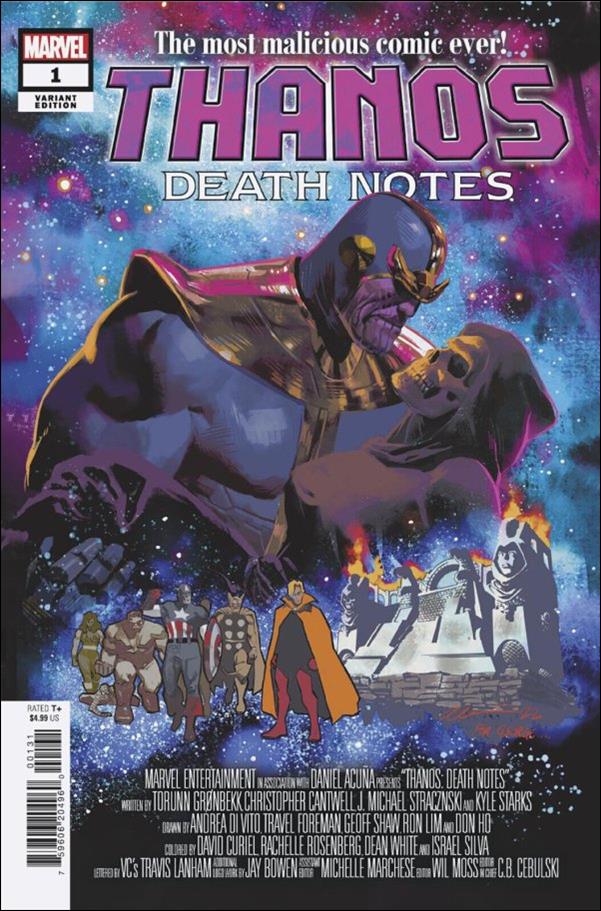 Thanos: Death Notes issue 1-B Daniel Acuna Cover