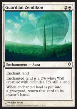 Magic the Gathering: Worldwake (Base Set) card 6 Guardian Zendikon