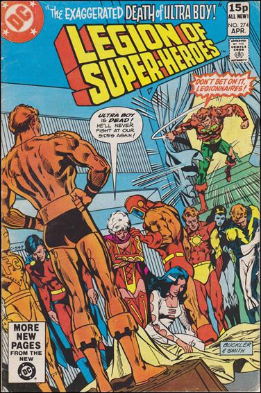 Legion of Super-Heroes (1980) issue 274-B UK Price Cover
