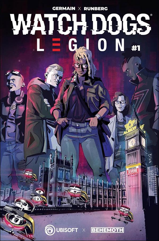 Watch Dogs: Legion issue 1 Alberto Massaggia Group Cover