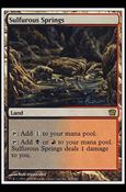 Magic the Gathering: 9th Edition (Base Set) card 325 Sulfurous Spings