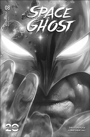 Space Ghost (2024) issue 8-O Francesco Mattina B&W 1:7 Cardstock Cover