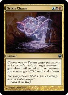 Magic the Gathering: Duel Decks: Ajani vs. Nicol Bolas card 63 Grixis Charm
