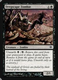 Magic the Gathering: Shards of Alara (Base Set) card 74 Dregscape Zombie