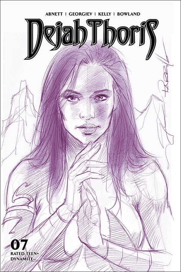 Dejah Thoris (2019) issue 7-N Lucio Parrillo 1:25 Purple Tint Sketch Cover
