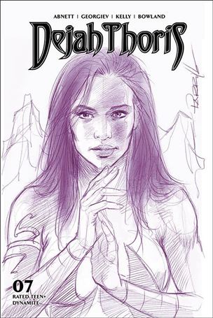 Dejah Thoris (2019) issue 7-N Lucio Parrillo 1:25 Purple Tint Sketch Cover