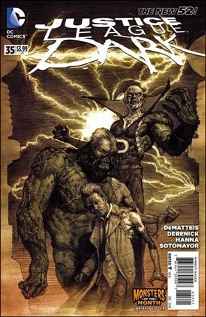 Justice League Dark (2011) issue 35-B Erik Gist Monsters of the Month Cover