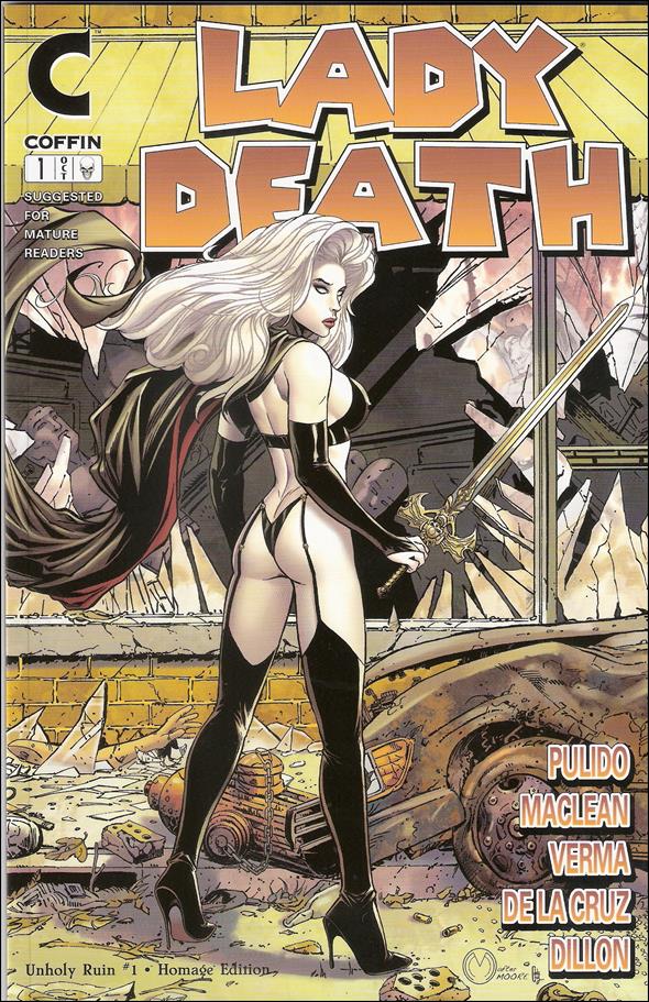 Lady Death: Unholy Ruin (2017) issue 1-B Homage Edition Cover