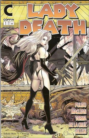 Lady Death: Unholy Ruin (2017) issue 1-B Homage Edition Cover