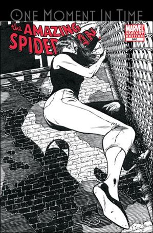 Amazing Spider-Man (1963) issue 640-C Joe Quesada 1:100 Black and White Cover