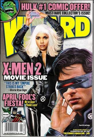 Wizard: The Comics Magazine issue 140-B Greg Horn Storm & Cyclops Cover 