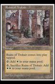 Magic the Gathering: 5th Edition (Base Set) card 422 Ruins of Trokair