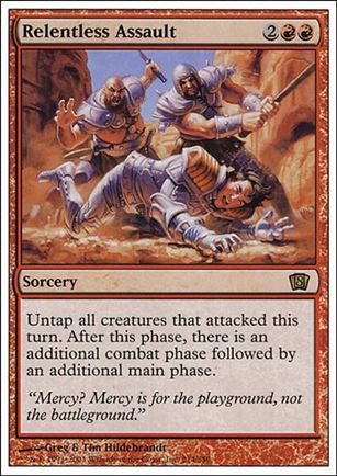 Magic the Gathering: 8th Edition (Base Set) card 214 Relentless Assault