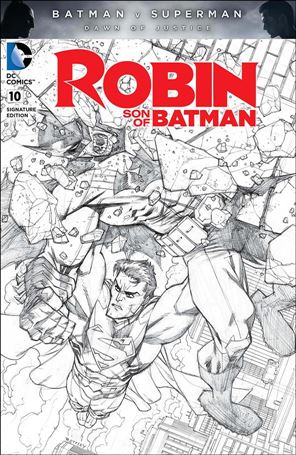 Robin: Son of Batman issue 10-E Unbagged Ryan Ottley Sketch Cover