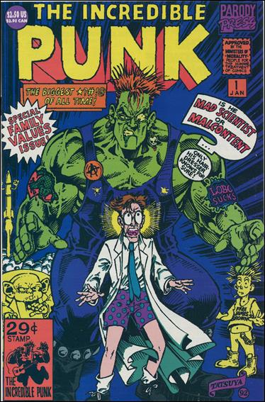 Incredible Punk/The Mighty Fore issue 1 Incredible Punk Cover