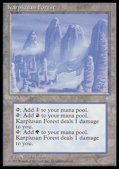 Magic the Gathering: Ice Age (Base Set) card 356 Karplusan Forest