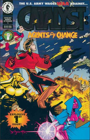Catalyst: Agents of Change issue 1 Foil Logo Cardstock Cover