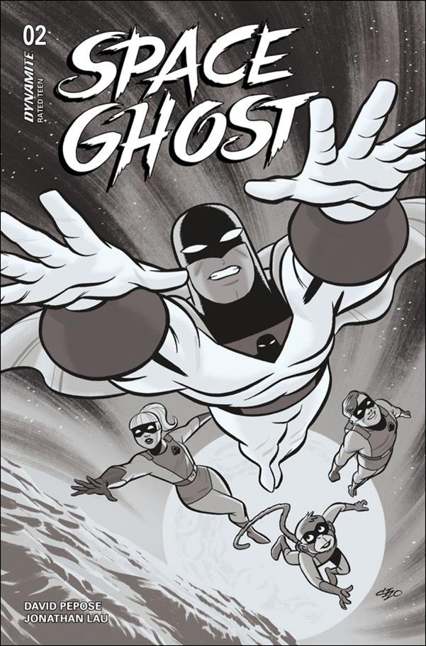 Space Ghost (2024) issue 2-O Michael Cho Black and White 1:20 Cover