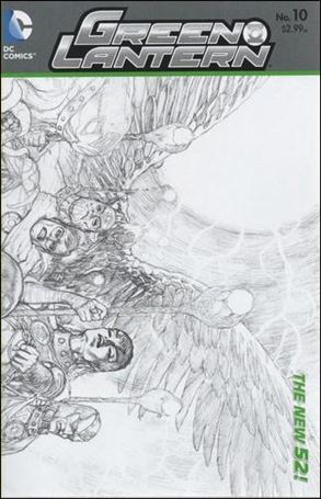 Green Lantern (2011) issue 10-D Wraparound 1:25 Sketch Cover