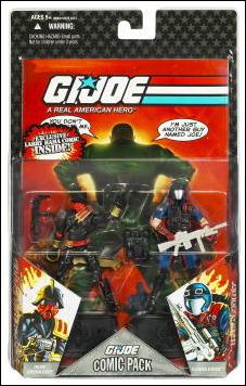 G.I. Joe 25th Anniversary Comic Packs figure 19 Iron Grenadier and Cobra Viper