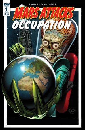 Mars Attacks: Occupation issue 1-B Ryan Brown Subscription Cover