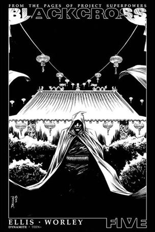 Project Superpowers: Blackcross issue 5-F Declan Shalvey 1:25 Black & White Cover