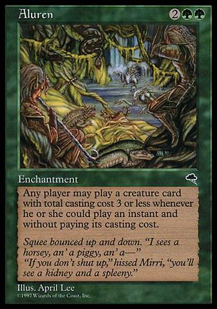 Magic the Gathering: Tempest (Base Set) card 213 Aluren