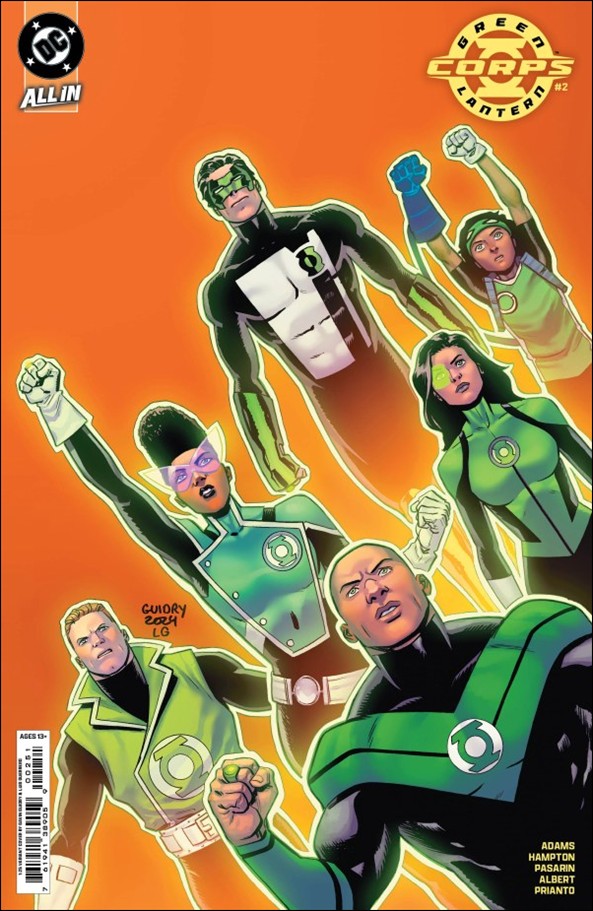 Green Lantern Corps (2025) issue 2-F Gavin Guidry 1:25 Cardstock Cover