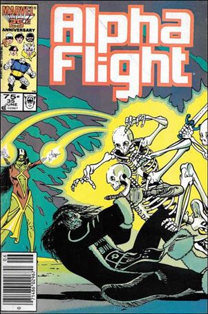 Alpha Flight (1983) issue 35-B Newsstand Cover