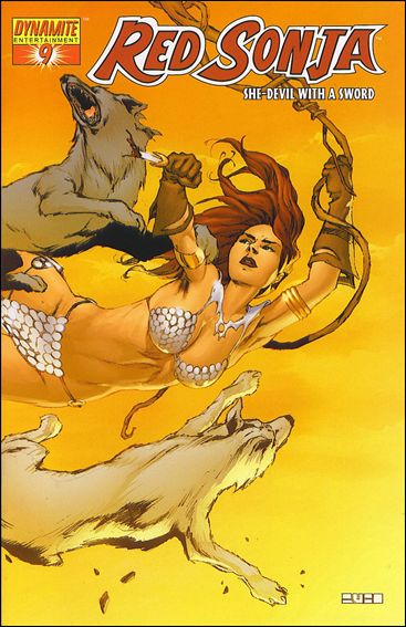 Red Sonja (2005) issue 9-D Mel Rubi Wraparound Cover
