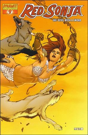 Red Sonja (2005) issue 9-D Mel Rubi Wraparound Cover