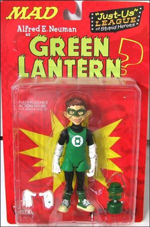 Just-Us League of Stupid Heroes figure 4 Alred E. Neuman as Green Lantern
