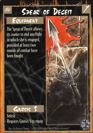 Rage Limited (Base Set) card 254 Spear of Deceit 