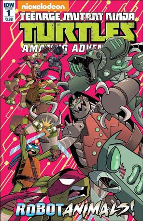 Teenage Mutant Ninja Turtles Amazing Adventures: Robotanimals Cover Image 1