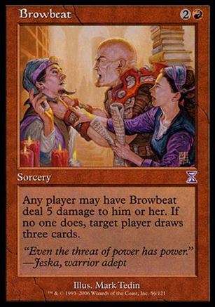 Magic the Gathering: Time Spiral (Timeshifted Subset) card 56 Browbeat