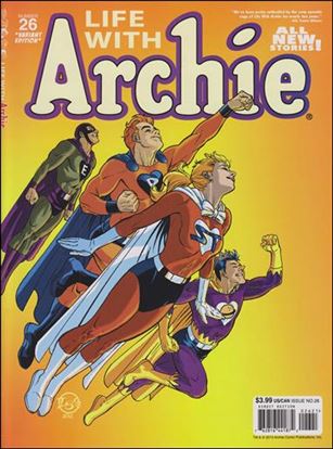 Life with Archie (2010) issue 26-B Archie's Super Teens Cover