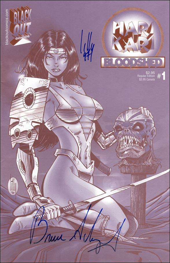 Hari Kari: Bloodshed issue 1-B Autographed Bronze Edition