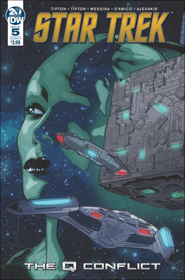 Star Trek: The Q Conflict issue 5 David Messina "Borg Queen" Left Cover