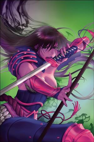 Samurai Sonja issue 2-G Leirix Li 1:7 Ultraviolet Virgin Cover