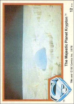 Superman (Movie) Series 1 (Base Set) card 12 The Majestic Planet Krypton