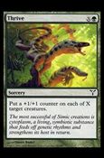 Magic the Gathering: Dissension (Base Set) card 98 Thrive